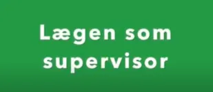Lille film - hos os samarbejder vi og speciallægen er supervisor